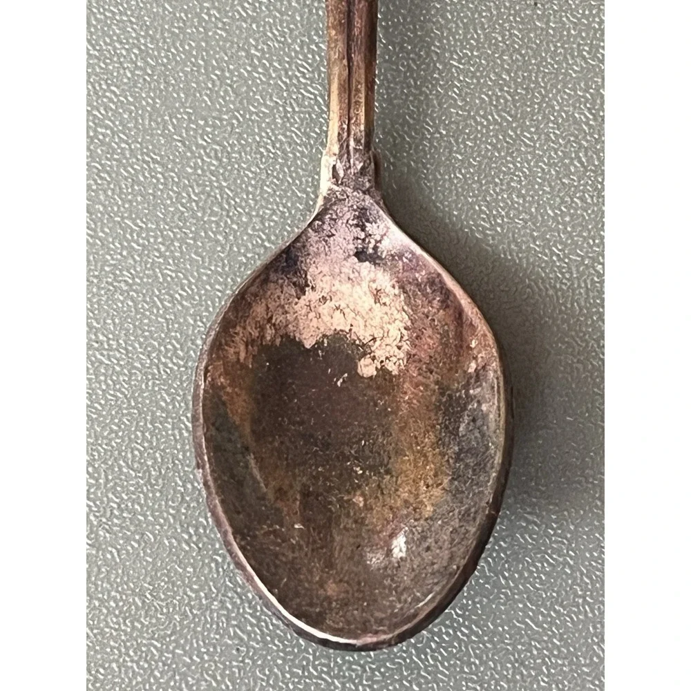 Vintage Collector Silver Plated And Enamel Spoon Blarney Castle Ireland‎